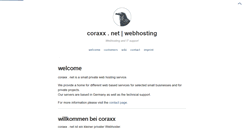 Desktop Screenshot of coraxx.net